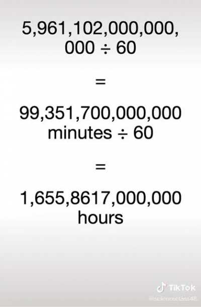 How long it takes for earth to dissapear?