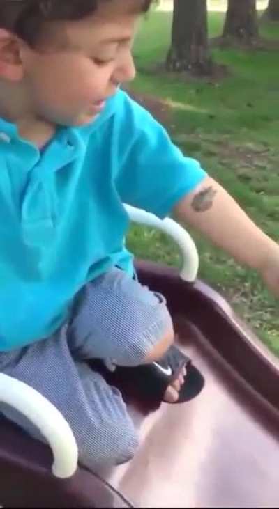 WCGW, moving the frog off his arm