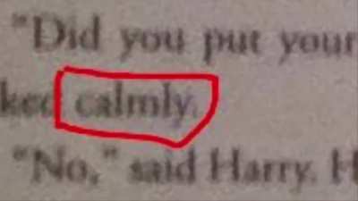 Dumbledore attacked Harry calmly