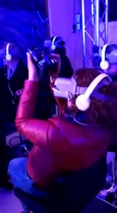 Filming in VR...