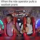 The ‘ol loose seatbelt trick.