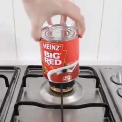 Open a can with this easy trick!