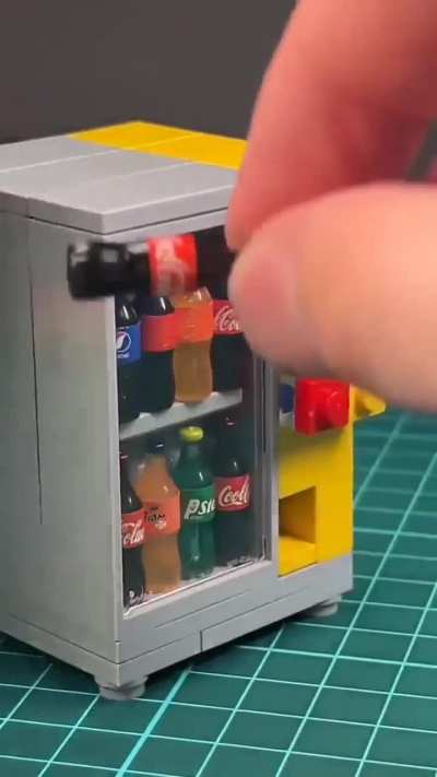 Cute Lego soda vending machine