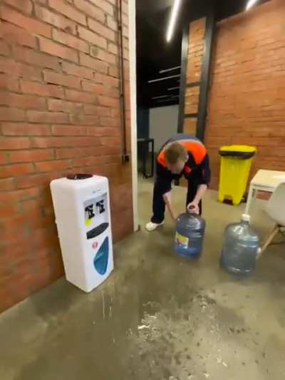 After this video I was genuinely curios about how to refill a water cooler.