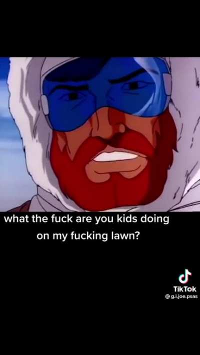 Get off my lawn