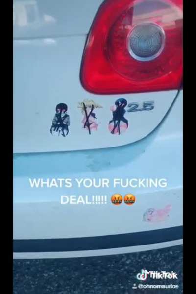 You cross out my waifu, I cross out your laifu. >:(
