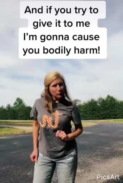 She’s not a vaccine slut and she’s gonna sing about it