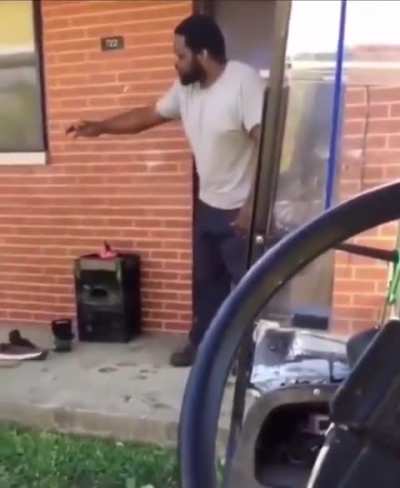 Door Kick Backfires