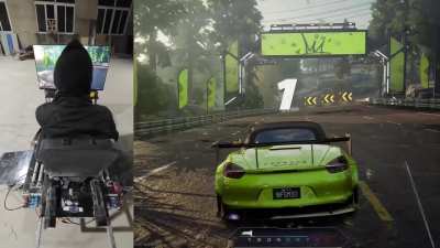 This racing wheel &amp; setup