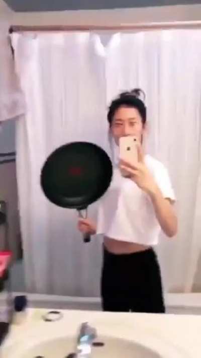 Wow she’s got a ...wait a minute