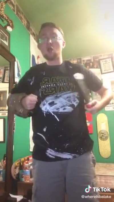 Definitely still lives with his parents