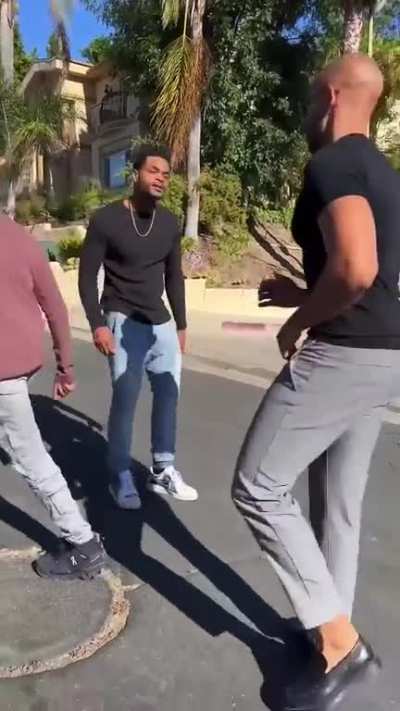 Secret handshakes with the homies