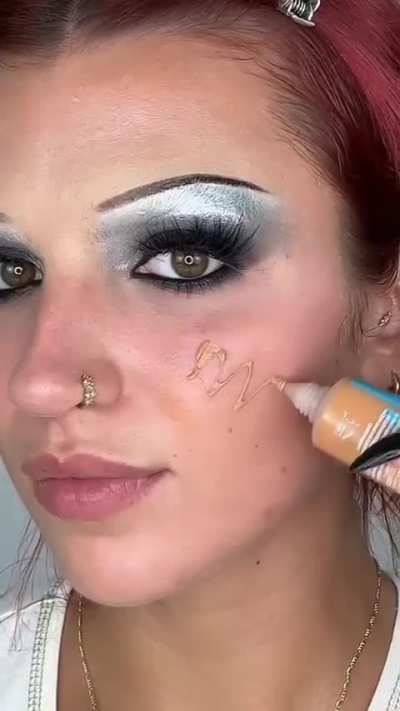 She nailed the look though