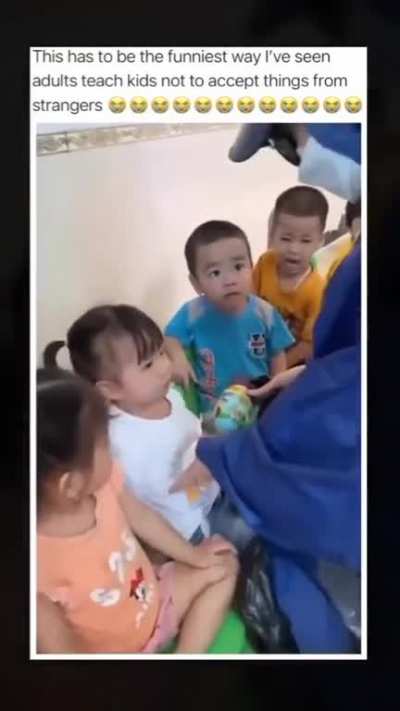 Last kid got no survival instincts ?