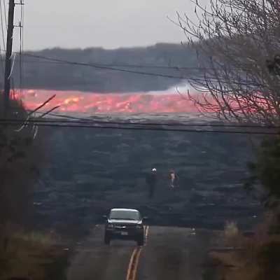 ? Lava river moving in real time