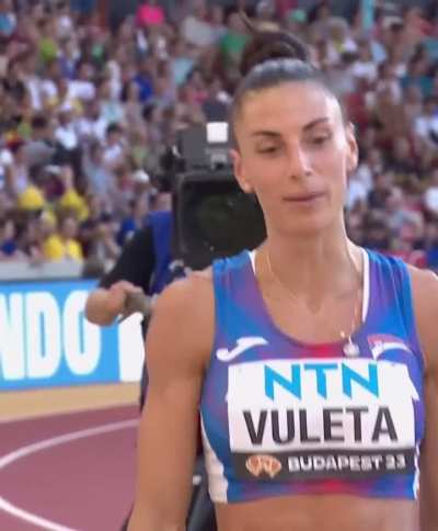 She initially thought she was disqualified.. ??