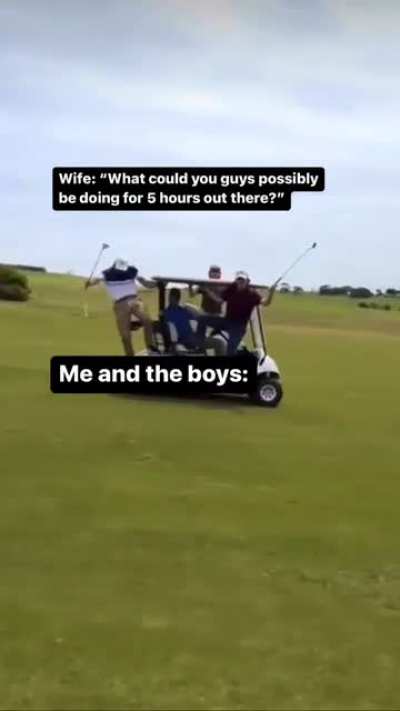 just a regular golf day