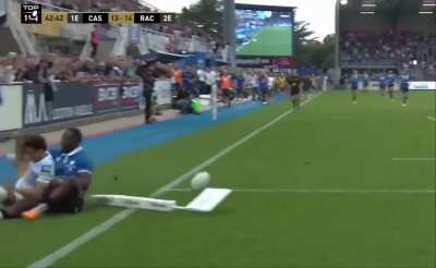 The speed burst to stop the other team from scoring
