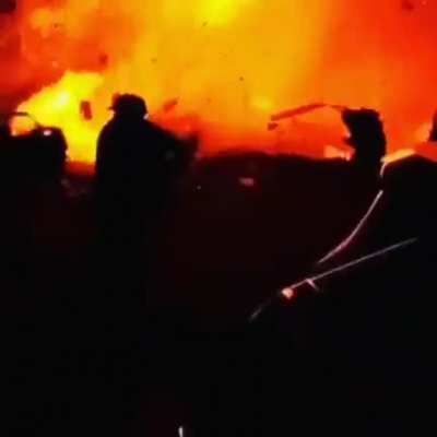 Never stand close to fire
