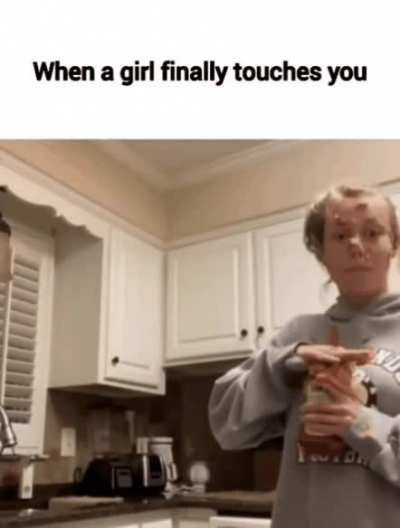 *Lays arm on shoulder*