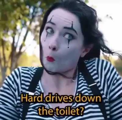 Mime's  are  scary