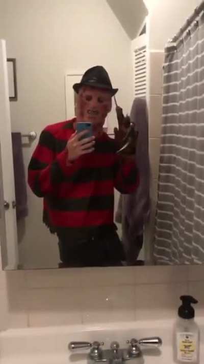 Freddy the nightmare scare prank
