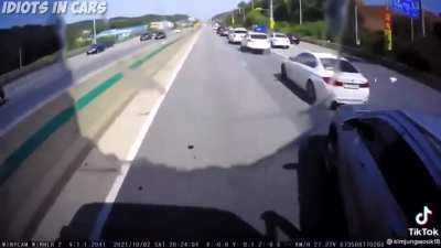This guy's insurance is through the roof. ( not my video )