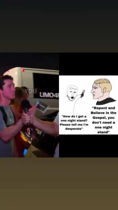 Gigachad gets interviewed about hookup culture ?