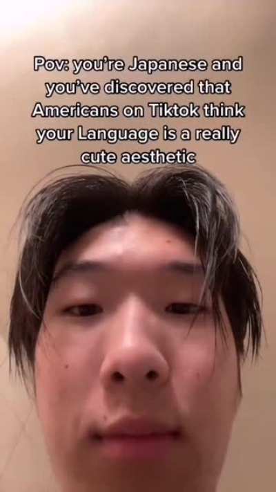 Exactly lol (I'm half Japanese, I live in the us so I know how popular this trend is- I'm pretty sure most of the people who do this don't even know what it means)This guy is poking fun at the people who do that "nya, ichi nii, San, arigato, nya, ichi nii