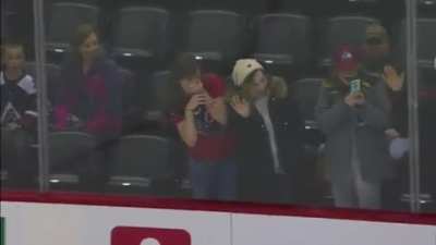 Her reaction!