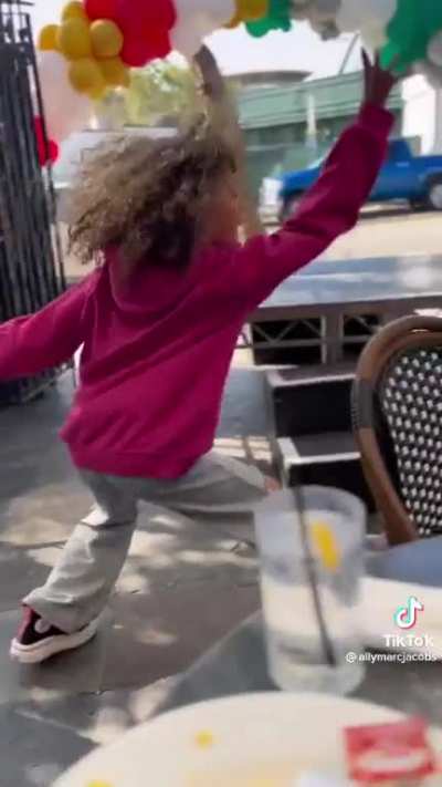 She ate and left no crumbs
