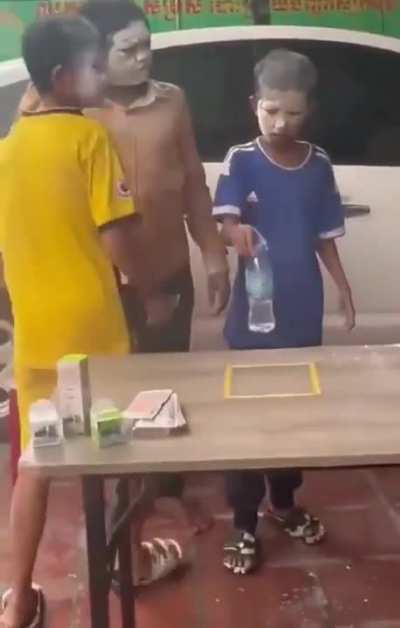 just some kids playing peacefully