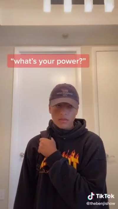 POV you attend a school for kids with superpowers, but the new kid is different