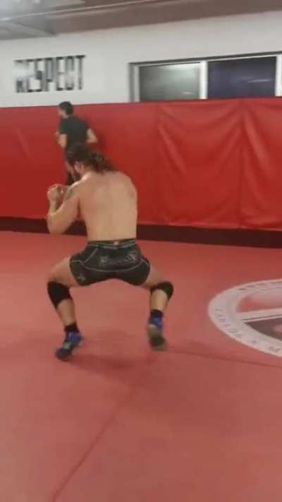 He moving like a tekken character