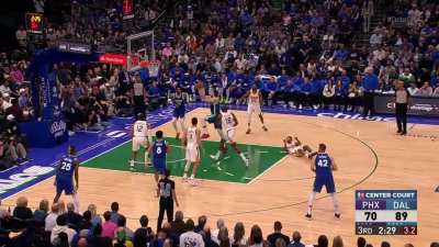 [Highlight] Cam Payne falls to the floor as Luka gets an easy bucket