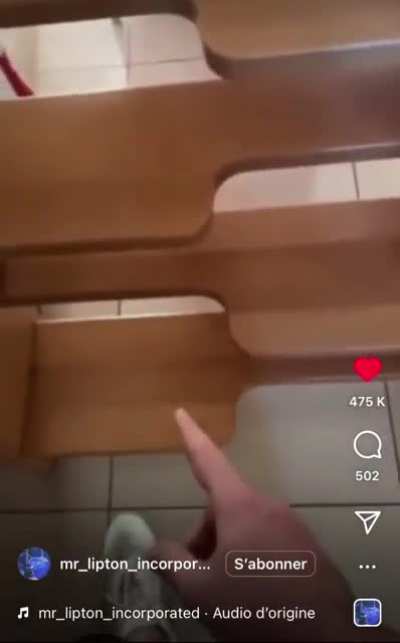 The stairs ?