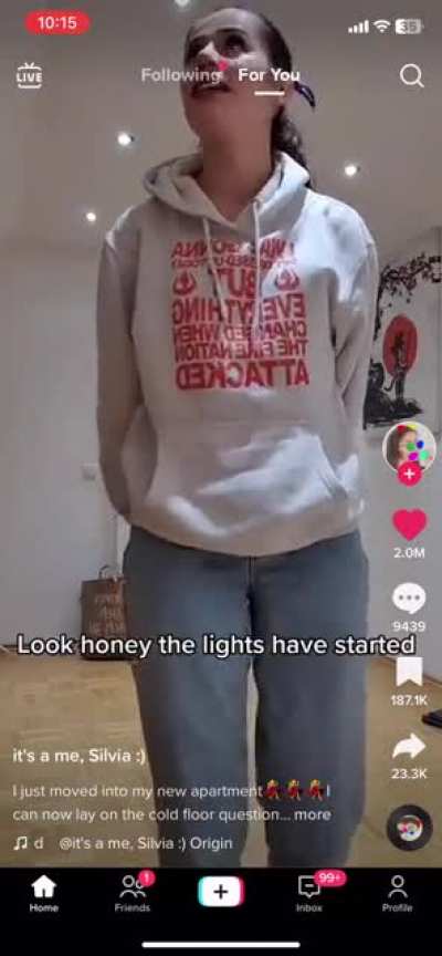 this is the best tiktok i've seen all day ??