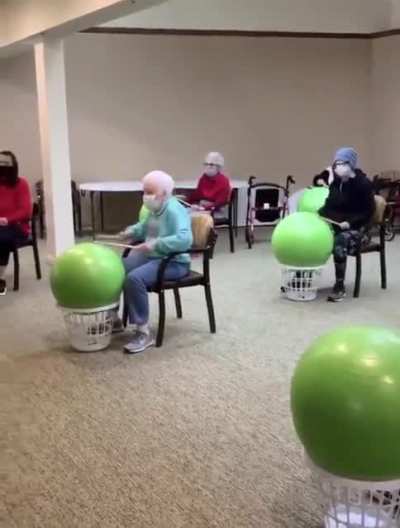 This Nursing Home Has Drum Exercise Classes For Their Residents And They Love It