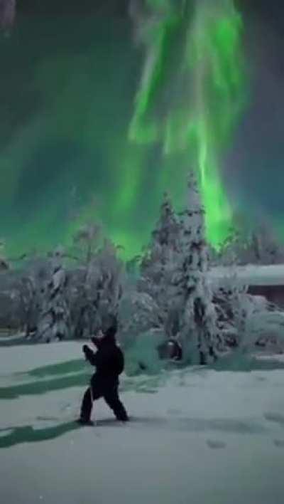 ?The Northern lights, Ranua - Finland