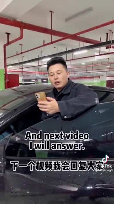 Elon Musk in China ??