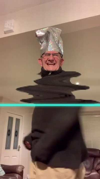 you can see the pure joy on his face.