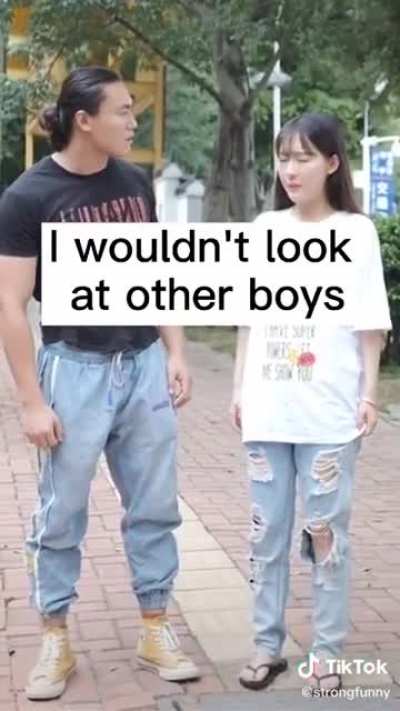 She wouldn't talk to other guys