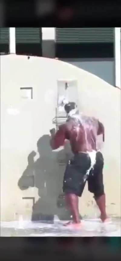 To take a shower