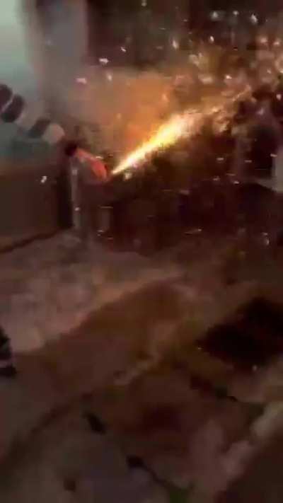 WCGW Lighting up firework when your dog is around
