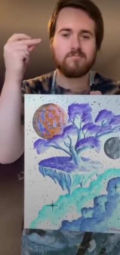 Don’t take your eyes off the painting.