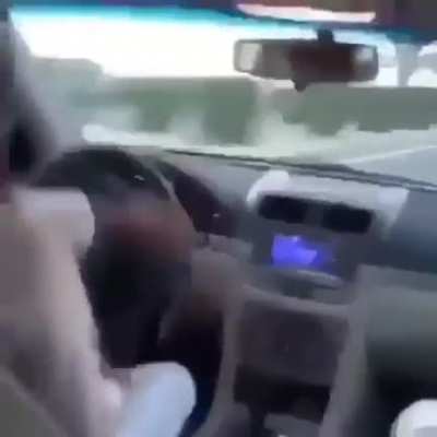 Chaos on the arab motorway