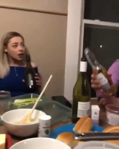 When someone brings up politics during Thanksgiving