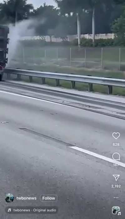 BMW decapitates itself against truck speeding well over 100+ mph. Witnesses in absolute shock.