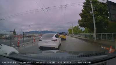 [OC] Left lane ends, no signal, but I bet I'm the asshole.
