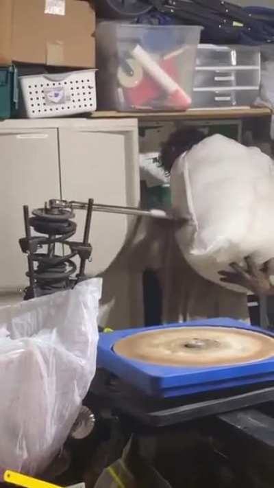 I'm sure there are better ways to do this than holding a rice bag. I guess rice really does fix everything